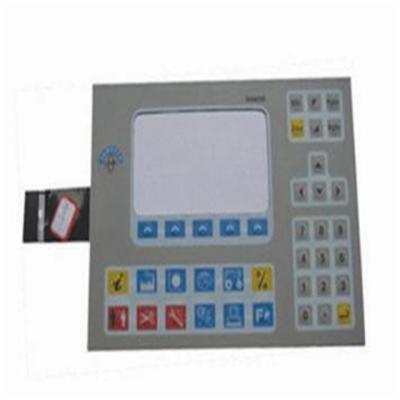 China Weaving Machinery Textile Loom Spare Parts P1001 Membrane Switch Panel 0860101-53127 Keypad for sale