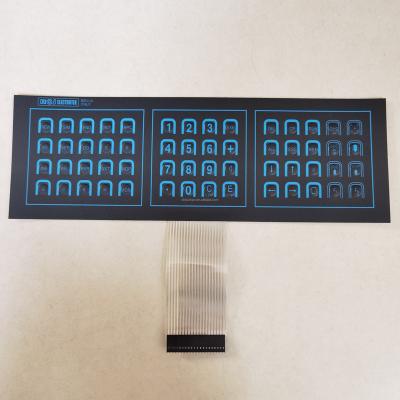 China Hot Sale Weaving Machinery Textile Loom Spare Parts P1001/P401 Membrane Contact Sheet Keypad for sale