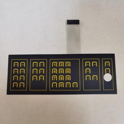 China Weaving Machinery Textile Loom Spare Parts C401 Membrane Contact Sheet Keypad for sale