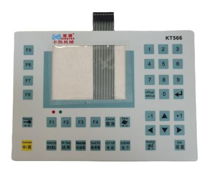 China WEAVING machinery textile loom spare parts membrane weaving keypad for KINGTEX KT566 loom display for sale