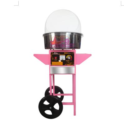 China Commercial electric snack bar cotton candy machine with trolley WY-772&VC-200 for sale