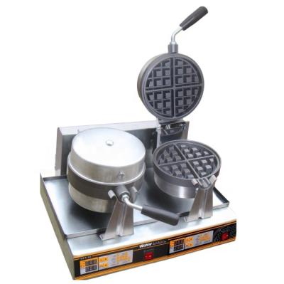 China Electric Adjustable Thermostat Snack Machine Maker Waffle Baker HFX-02 for sale