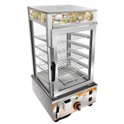 China Heavy Duty Steamer Stored Food Display Steamer Heating Showcase VZB-25 for sale