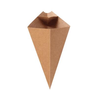 China Drink Take Out Kraft Fries Cone for sale