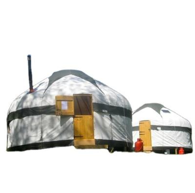 China Water Make Modern Steel Mongolian Yurt Windproof And Rainproof for sale