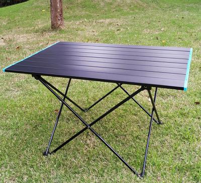 China Modern Outdoor Black Portable Aluminum Folding Camping Table for sale