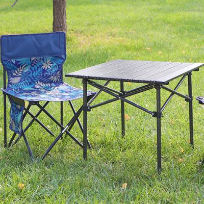 China Modern high quality outdoor furniture simple style aluminum alloy table for camping picnic for sale