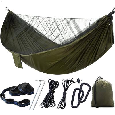 China Outdoor hot sales camping travel hammock with mosquito net and for resort for sale