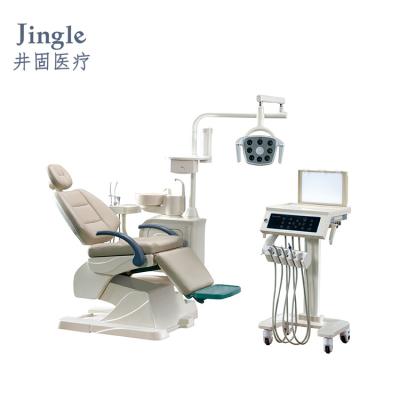 China Economical Full Integral Cheap Dental Unit Chair CE Approved Electric Silent Machine Dental Unit Dental Treatment Chair Light for sale