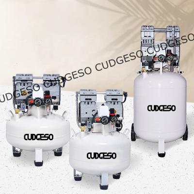 China Professional silent oil free portable oil free medical dental air compressor for sale for sale