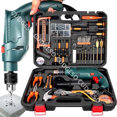 China Amazon Hardware Multifunctional TOOLBOX 160pcs 136pcs 118pcs 115pcs 112 pcs Attached Power Hand Tools Electric Screwdriver Set 51*43*34.5cm for sale