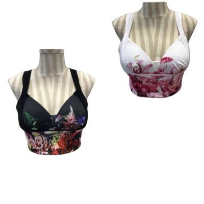 China Breathable Women's Floral One-Piece Lift Up Function Stocking Stocking Bra for sale