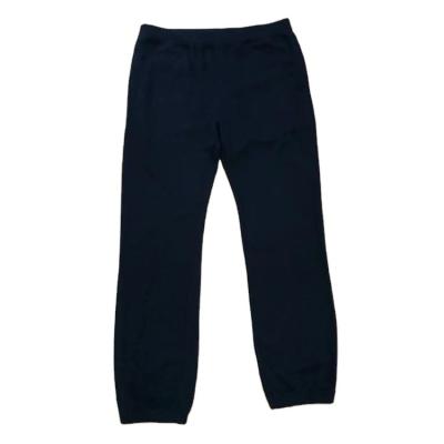 China 2021 OEM Design Fleece Breathable Loungewear Mens Black Pants for sale