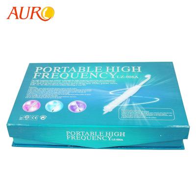 China Skin Tightening AU-006A High Frequency Facial Wand Skin Use High Frequency Rejuvenation Wand Machine for sale