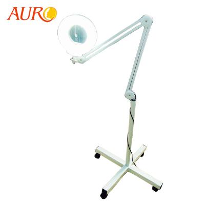 China Damage Beauty Salon Stand Clearance Magnifier AU-662 With Magnify Light Lamp Skin Examination Lamp for sale