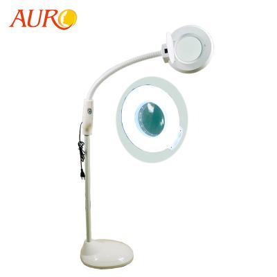 China AU-661 floor stand 5X lamp led lamp magnifying cosmetic lamp for sale AU-661 manigfying lamp for sale