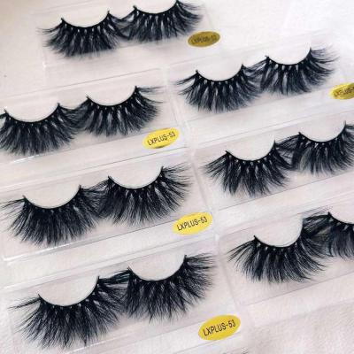 China Soft Natural Clean Soft Lashes 3D Mink Eyelashes Strip Mink Lashes Vendor 25mm Thick Dramatic Eyelash Brand Long Full for sale