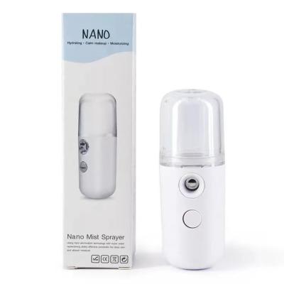 China Handy Nano Rechargeable Facial Steamer Home Household Household Salon Use Home Use Skin Care Steamer Hot Mist Rechargeable Handy Beauty Facial Nano Portable for sale