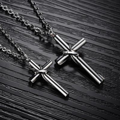 China Jessy Fashion 2021 new designer TRENDY Jewelry Stainless Steel men's classic hip-hop love interconnect necklace for sale