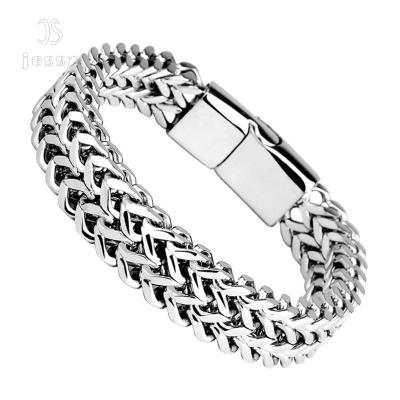 China 2021 CLASSIC High Quality Men's Stainless Steel Bracelet Stain Fashion Charm Stainless Steel Bracelets for sale