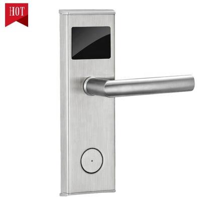 China Stainless steel with keyless surface treatment stainless steel case t57 card rfid electronic smart hotel lock for hotel room for sale