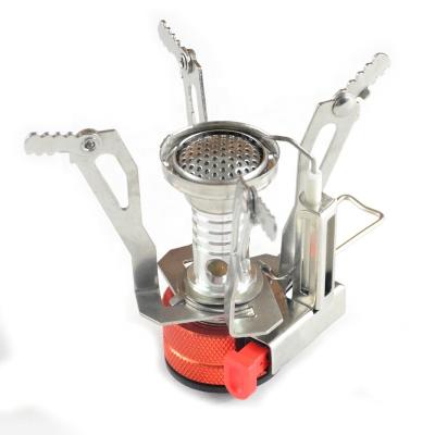 China For High Quality Outdoor Camping Portable Folding Backpacking Stove Mini Gas Stove With Piezo Ignition for sale