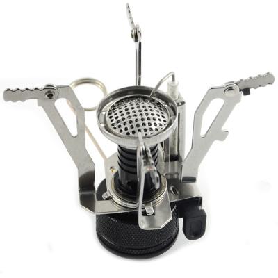 China Folding Lightweight Portable Outdoor Camping Gas Stove With Piezo Ignition Butane Gas Burner for sale