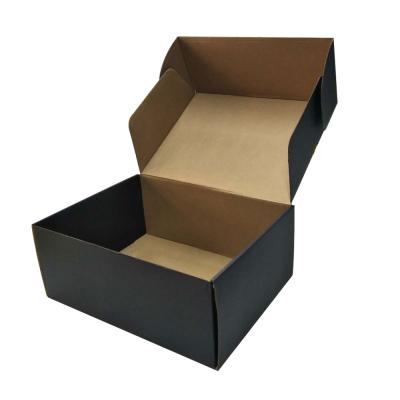 China Custom Packaging Recyclable Silver Hot Stamping Corrugated Postage Storage Corrugated Shipping Box For Clothes for sale