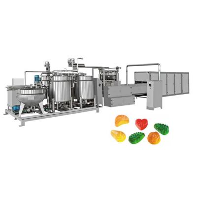 China New High Effiency State Starch Jelly Candy Making Machine /Small Bear Gummy Candy Production Line for sale