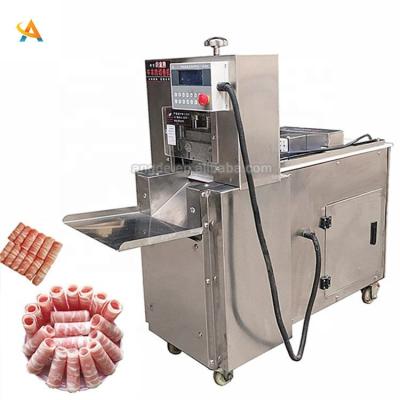 China Hotels Stainless Steel Beef Cut Mutton Rolls Cooled Mutton Slices Cutting Machine for sale