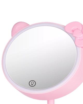 China High Quality Widely Used Lighted Portable Vanity Round Makeup Mirror With Lights Makeup Mirror With Cartoon Light Mirror for sale