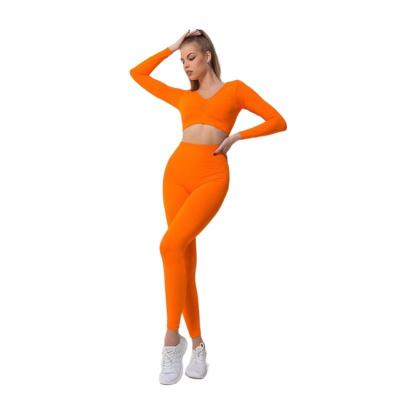 China Sweat-Wicking New Design Yoga Suit Fashionable Sport Wear Lightweight Breathable Gym Sets Workout Elastic Yoga Three Piece Suit for sale