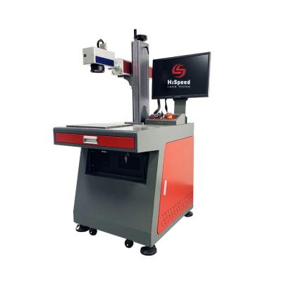 China Air Cooled Metal 3D Fiber Laser Marking Machine With Dynamic Focus Systems For Curved Surface for sale