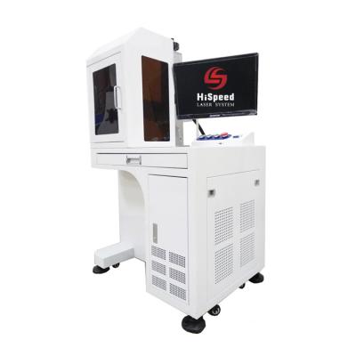 China 20W 30W 50W Air-cooled Desktop Standard Fiber Laser Marking/Engraving/Cutting Machine with Protective Cover for sale