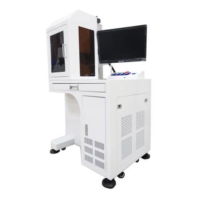 China High Level Safety Air-cooled Type 50W Laser Fiber Laser Marking/Engraving/Cutting Machine With Protective Cover for sale