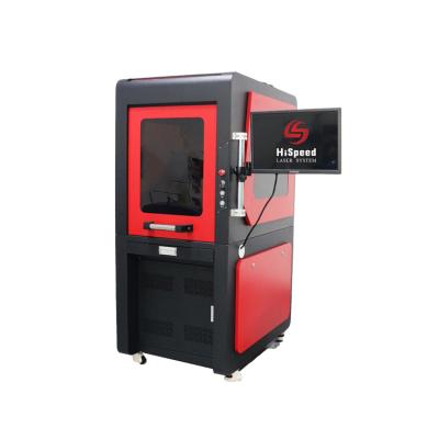 China New Design Safety 30W Air Cooled Full Fiber Enclosed Laser Marking Engraving Machine With CE And Certificate for sale