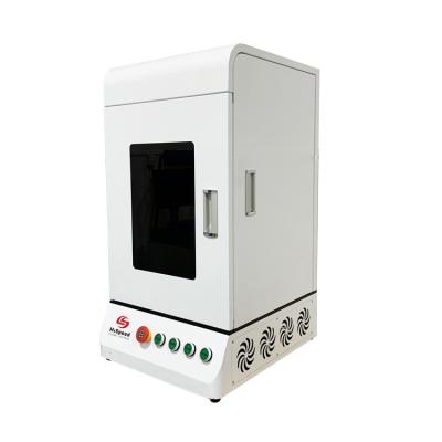 China Newest Design Air Cooled Mini Full Enclosed Fiber Laser Engraving / Engraving / Machinery For Small Business Ideas for sale