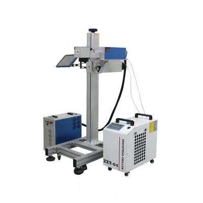 China High Precision 5W 10W Water Cooled Hot Selling UV Type Flying UV Laser Marking Machine Fast Speed ​​For PVC HDPE Pipe for sale