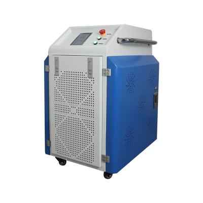 China Hot Sale 100W Aluminum Stainless Steel Metal Laser Machine Laser Derusting Cleaning Machine For Cleaning Rusty Metal Surface for sale