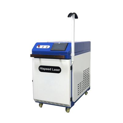 China Stainless Steel 1000w 1500w 2000w Metal Laser Machine Aluminum Handheld Laser Rust Removal Cleaning Machine To Clean Rusty Metal Surface for sale