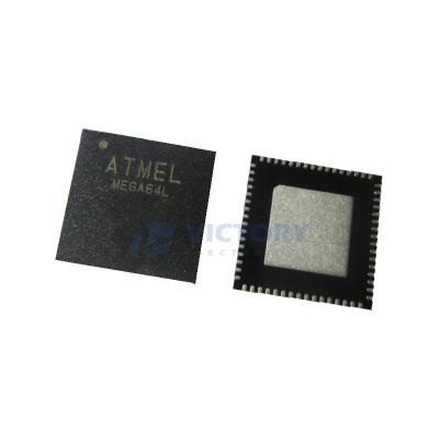 China New original ATMEGA64L-8MU intelligent production education microcontroller MCU QFN64 electronic components integrated circuits for sale