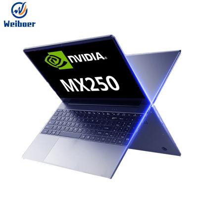 China Backlit Keyboard Nvidia GPU MX250 2G Dedicated Video Card Graphics DDR4 32GB 64GB Ram Intel i5 i7 8th Gen RJ45 Low Profile Gaming Laptop for sale