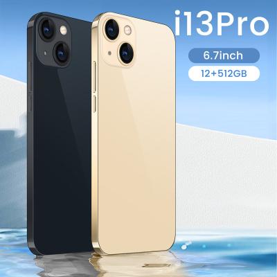 China Original Unlocked Mobile Phone 16GB+512GB SDK ID Android 10.0 Available I13 PRO New Dual SIM Card Face Smartphone for sale