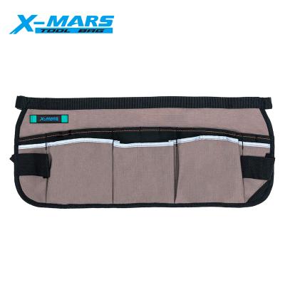 China Big capacity ; Portable X-Trouble Canvas 9inch Waist Tool Apron Electrician Tool Belt Holder Durable Waist Tool Bag Work Organizer for sale