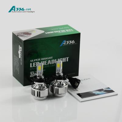 Cina Materiale di alluminio di aviazione della lampadina del faro del corredo LED di conversione del faro del LED H4 50000 ore di durata della vita in vendita