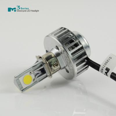 China COB LED Lights Motorcycle Headlights 18 Watt M3 With High Speed Mute Fan for sale