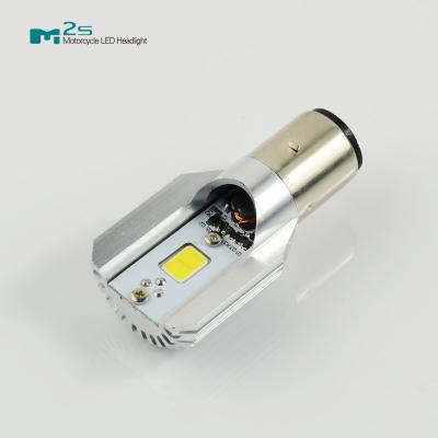 China Motorbike Super Brightness LED headlight Bulbs Double 6 W X 2 With Sanan Chip for sale