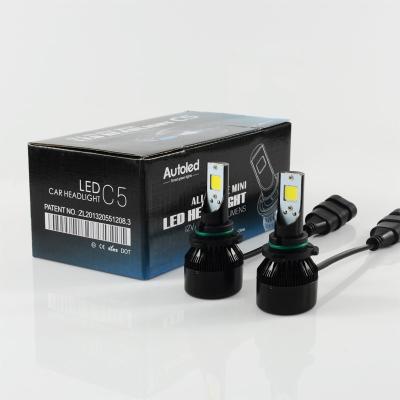 China 9006 High Power Car Headlights Bulbs 6000k Daytime White / 3000k Yellow for sale