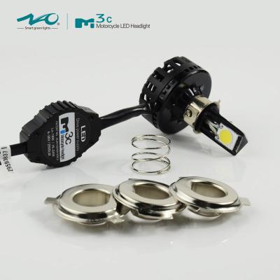 China 18 W 2000 LM Motorcycle COB LED Headlight Bulb M3C With Driver for sale