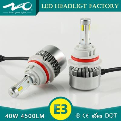 China 40 Watt 9004 Automotive LED Headlamp , Car LED Headlight Bulbs CE ROHS Certification for sale